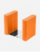 Leather Bookend - Wood Structure