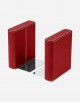 Leather Bookend - Wood Structure