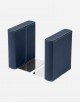 Leather Bookend - Wood Structure