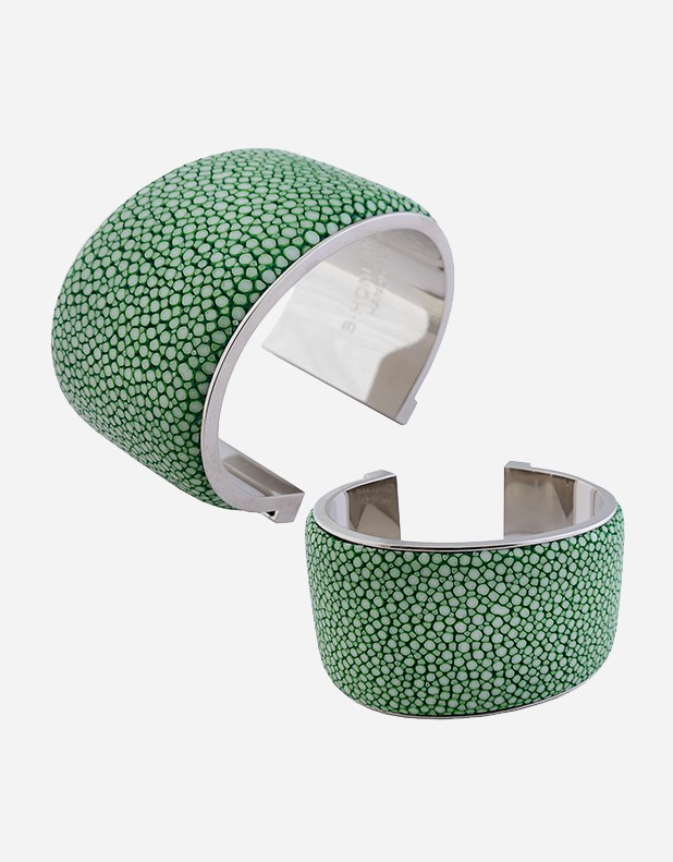 Shagreen Bracelet 4 cm - Made in Italy