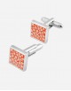 Shagreen Square Cufflinks - Made in Italy