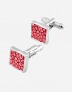 Shagreen Square Cufflinks - Made in Italy