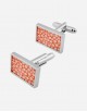 Shagreen Rectangular Cufflinks - Made in Italy