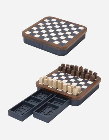 DELOS WOOD CHESS SET