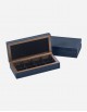 Leather Cufflinks Box - Made In Italy