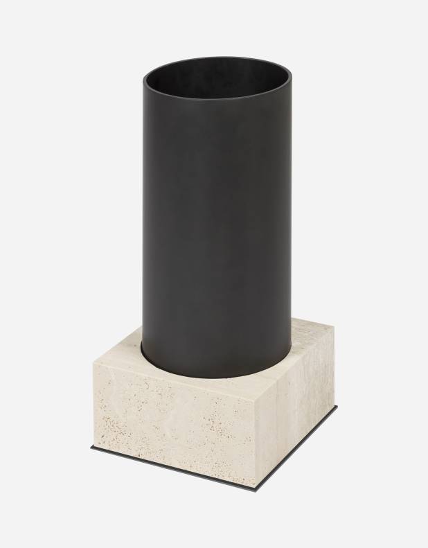 ULISSE MARBLE & METAL UMBRELLA STAND SINGLE