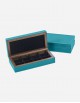 Leather Cufflinks Box - Made In Italy