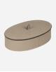 HARRIS TRINKET BOX SHORT OVAL SMALL