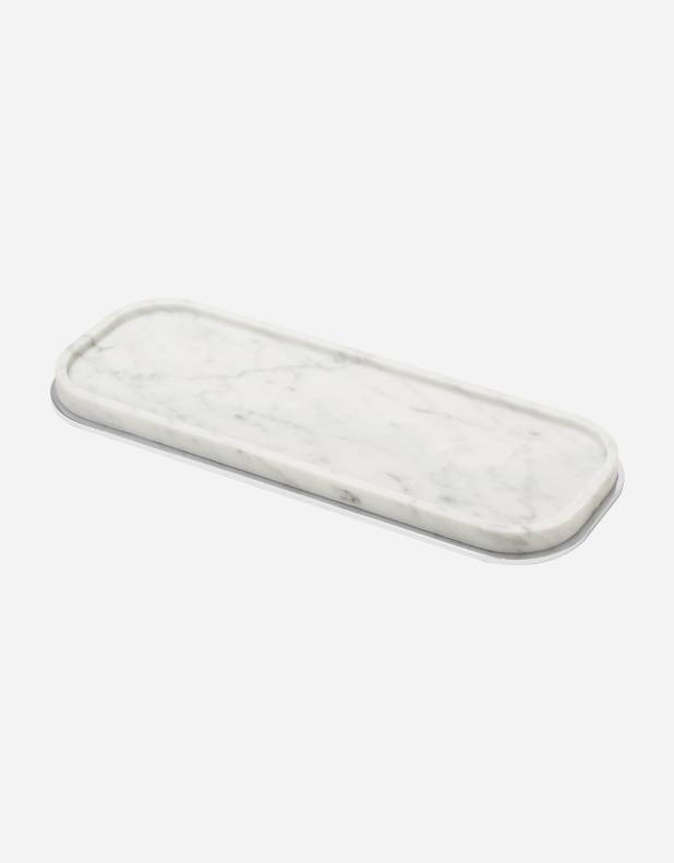 POSITANO MARBLE LONG RECTANGULAR VALET TRAY