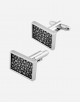 Shagreen Rectangular Cufflinks - Made in Italy