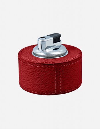 Leather Table Lighter - Made In Italy - Giobagnara
