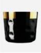 CHAMPAGNE GOBLET BLACK - DOTS