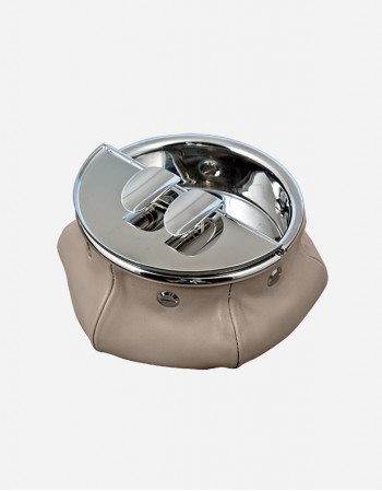 Leather Windproof Cigar Ashtray - Made in Italy - Giobagnara