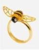 GOLDEN WINGS BEE ADJUSTABLE RING