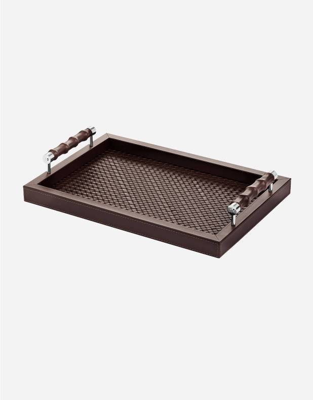 LEA HANDWOVEN RECTANGULAR TRAY