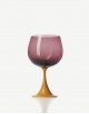 Burlesque Red Wine Glass - Made in Murano