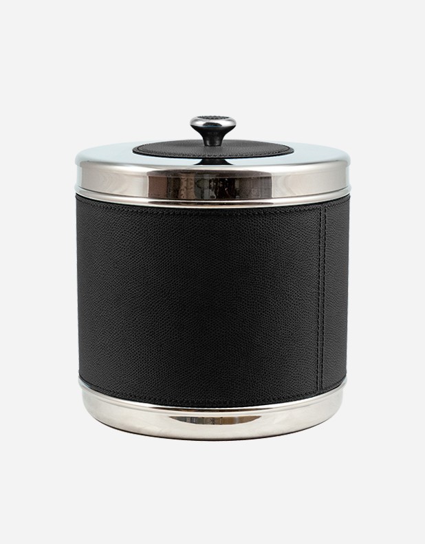 Leather Ice Bucket - Made in Italy