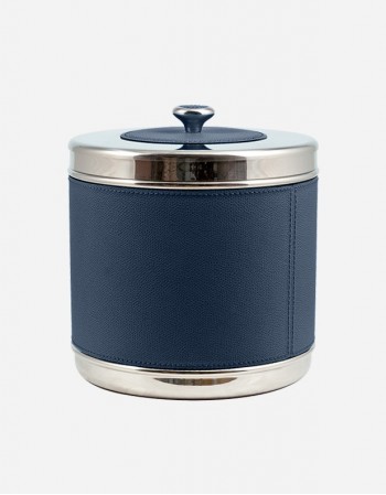 Leather Ice Bucket - Made in Italy - Giobagnara