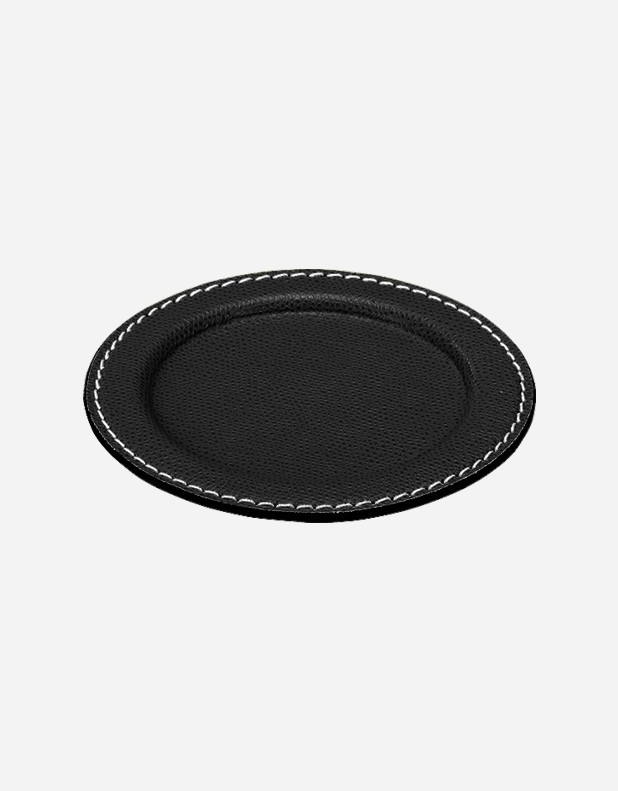 Leather Coaster - Made in Italy