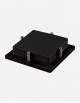 Leather Coaster Holder/6 Pieces - Made in Italy