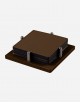 Leather Coaster Holder/6 Pieces - Made in Italy