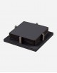 Leather Coaster Holder/6 Pieces - Made in Italy