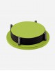Leather Coaster Holder Round/6 Pieces - Made in Italy