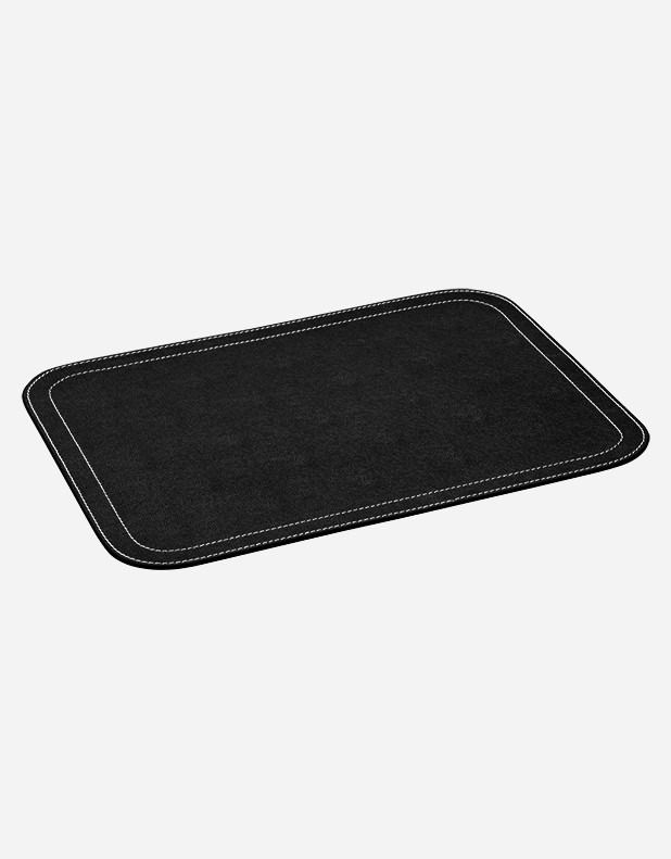 Leather Placemate Oval - Made in Italy