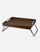 Leather Bed Tray with Folding Legs - Made in Italy