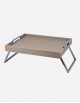 Leather Bed Tray with Folding Legs - Made in Italy