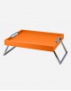 Leather Bed Tray with Folding Legs - Made in Italy