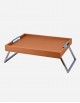Leather Bed Tray with Folding Legs - Made in Italy