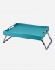 Leather Bed Tray with Folding Legs - Made in Italy