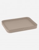 Leather Rectangular Tray - Made in Italy - Giobagnara