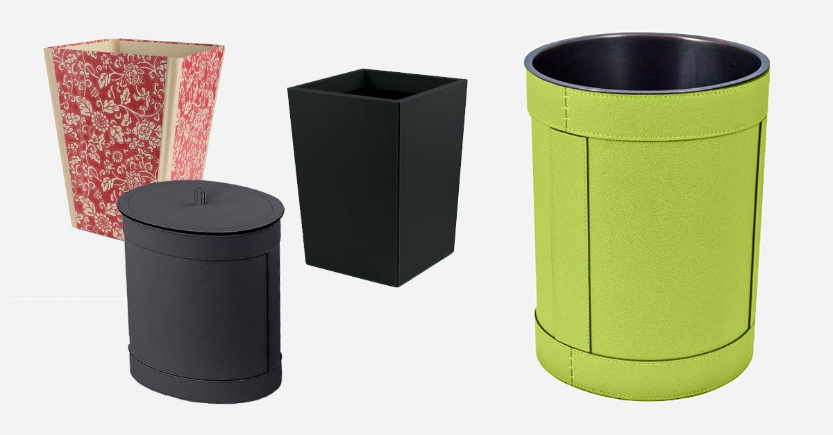 Waste paper bins