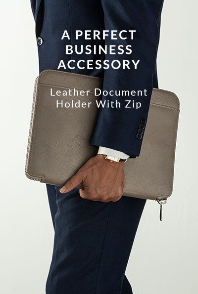 Leather Document Holder